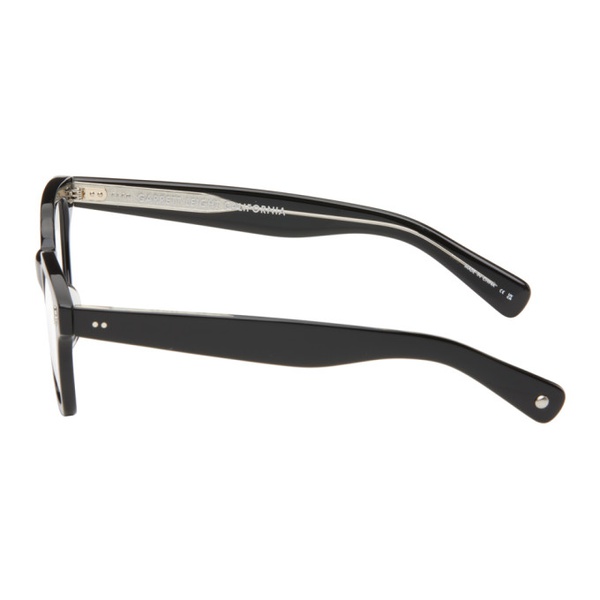  Garrett Leight Black Naples Glasses 241628M133001