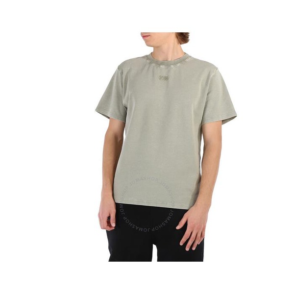  Gcds Mens Military Green Overdyed Logo Regular T-Shirt CC94M130134-60