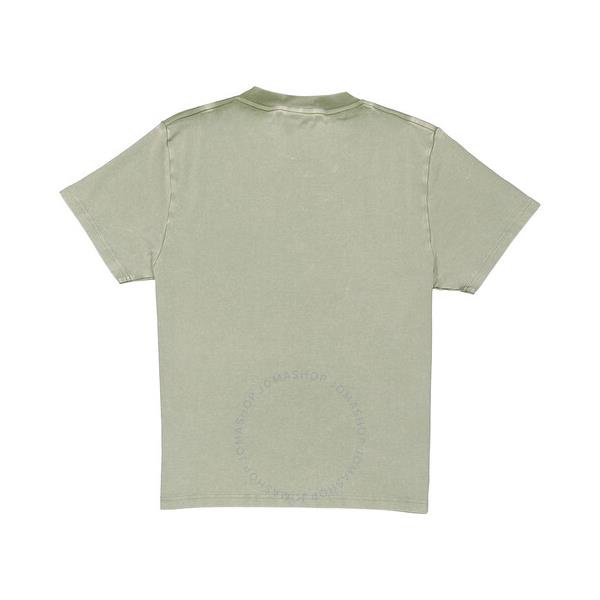  Gcds Mens Military Green Overdyed Logo Regular T-Shirt CC94M130134-60