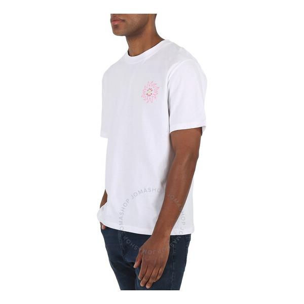 Gcds White Surfing Wirdo Print Cotton Jersey T-Shirt SS23M130653-01