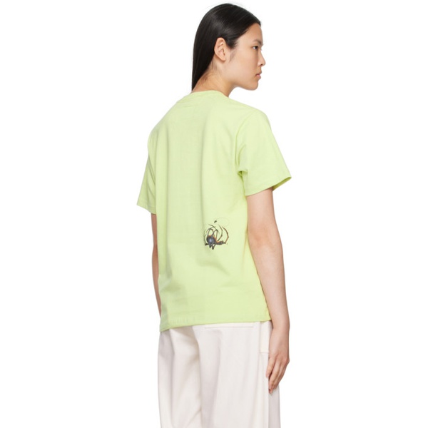  Gentle Fullness Green Graphic T-Shirt 232456F110003