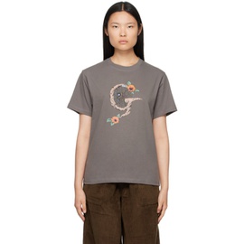 Gentle Fullness Gray Graphic T-Shirt 232456F110022