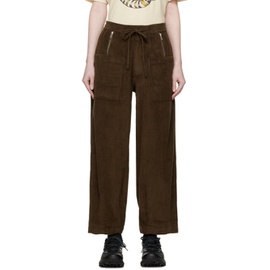 Gentle Fullness Brown Found Trousers 231456F087005