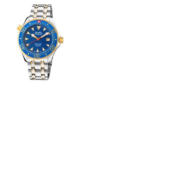  Gevril Hudson Yards Automatic Blue Dial Mens Watch 48803