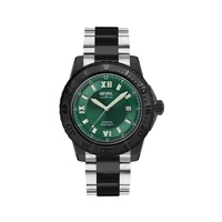 Gevril Seacloud Green Dial Two-tone Mens Watch 3128B