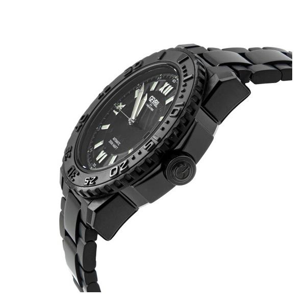  Gevril Seacloud Automatic Black Dial Mens Watch 3122B