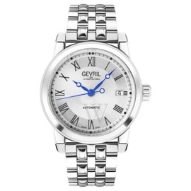 Gevril MEN'S Madison Stainless Steel Silver-tone Dial Watch 2572