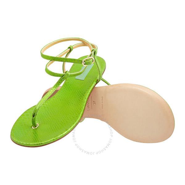  Giannico Ladies Kai Flip Flops Leather Flats GI0209.15CC 6043