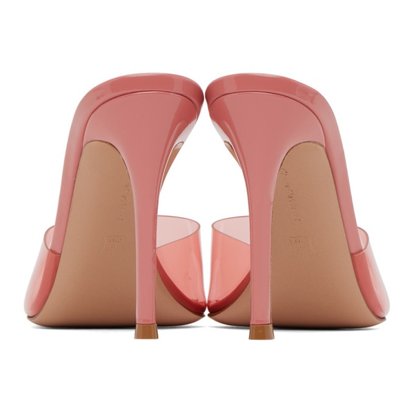  지안비토 로시 Gianvito Rossi Pink Elle 105 Heeled Sandals 232090F125016
