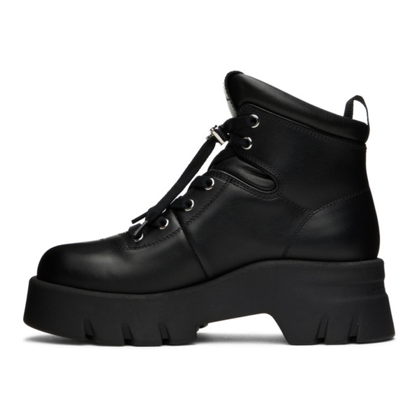  지안비토 로시 Gianvito Rossi Black Vancouver Ankle Boots 222090F113009