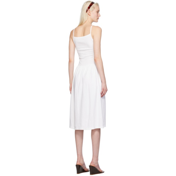  질 로드리게즈 Gil Rodriguez White LaPointe Midi Dress 241297F054003