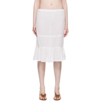 기마구아스 Gimaguas White Swan Midi Skirt 241776F092002