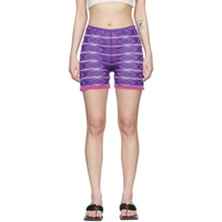 기마구아스 Gimaguas SSENSE Exclusive Purple Shorts 221776F088017