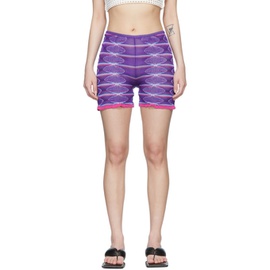 기마구아스 Gimaguas SSENSE Exclusive Purple Shorts 221776F088017