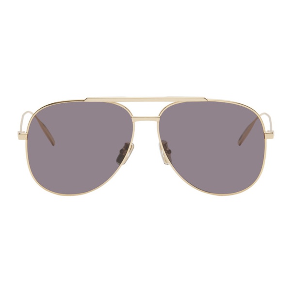 지방시 지방시 Givenchy Gold Aviator Sunglasses 242278F005001