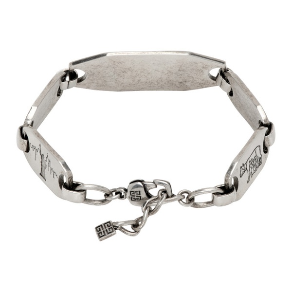 지방시 지방시 Givenchy Silver City Bracelet 241278M142005