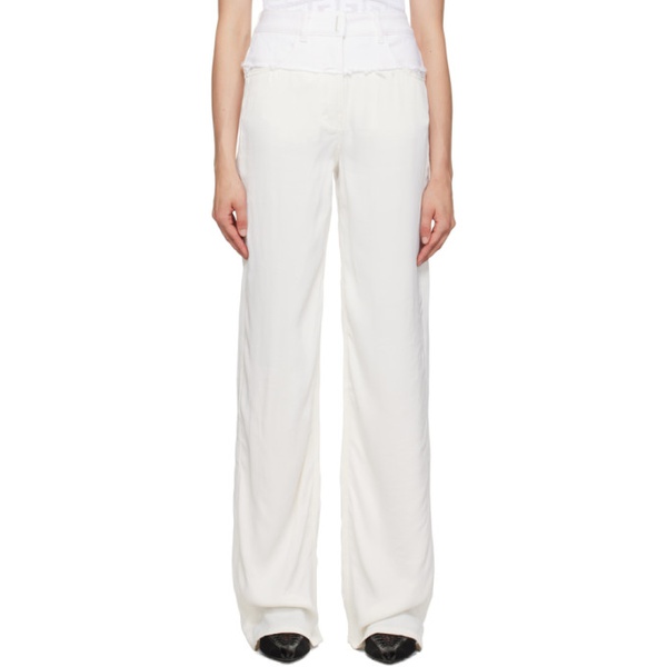 지방시 지방시 Givenchy White Oversized Jeans 232278F069003