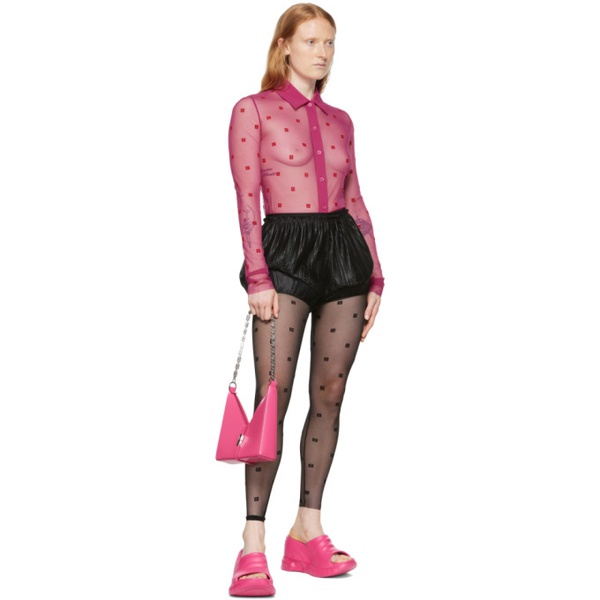 지방시 지방시 Givenchy Pink Nylon Shirt 222278F109001