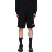 지방시 Givenchy Black Printed Shorts 231278M193001