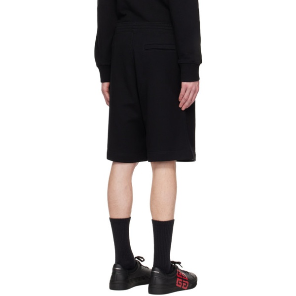 지방시 지방시 Givenchy Black Printed Shorts 231278M193001