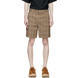 지방시 Givenchy Brown Wool Shorts 221278M193009