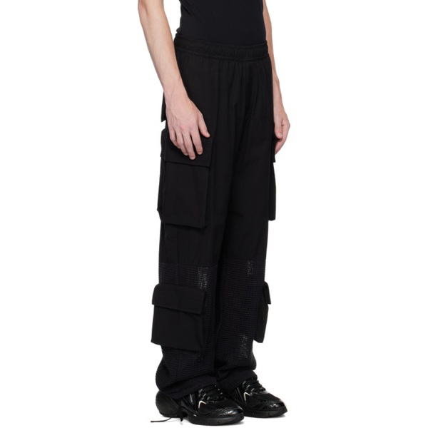 지방시 지방시 Givenchy Black Paneled Cargo Pants 231278M188004