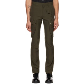 지방시 Givenchy Khaki Slim-Fit Cargo Pants 222278M188001