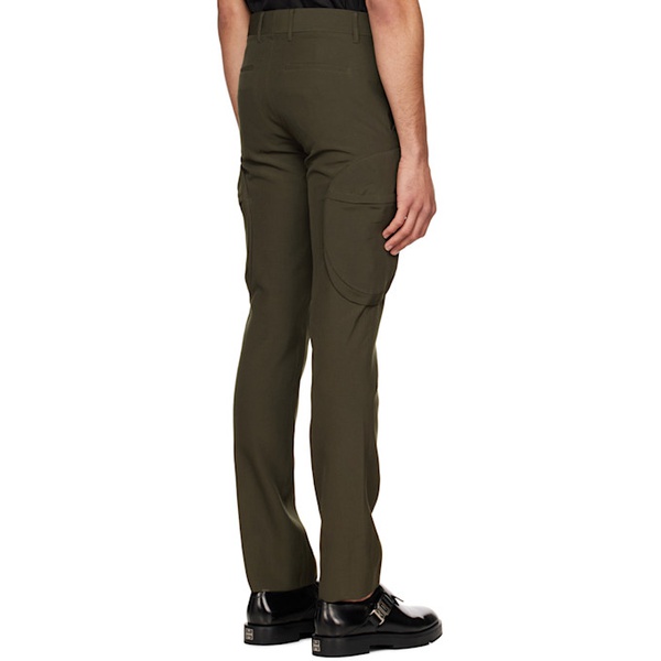 지방시 지방시 Givenchy Khaki Slim-Fit Cargo Pants 222278M188001