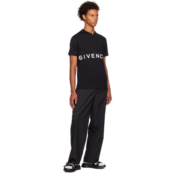 지방시 지방시 Givenchy Gray Oversized Trousers 222278M191009