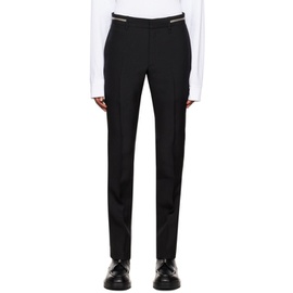 지방시 Givenchy Black Slim Trousers 222278M191006
