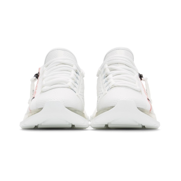 지방시 지방시 Givenchy White & Red Spectre Low Runner Sneakers 211278F128001