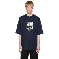 지방시 Givenchy Blue 4G T-Shirt 242278M213001