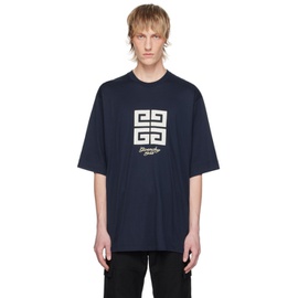 지방시 Givenchy Blue 4G T-Shirt 242278M213001
