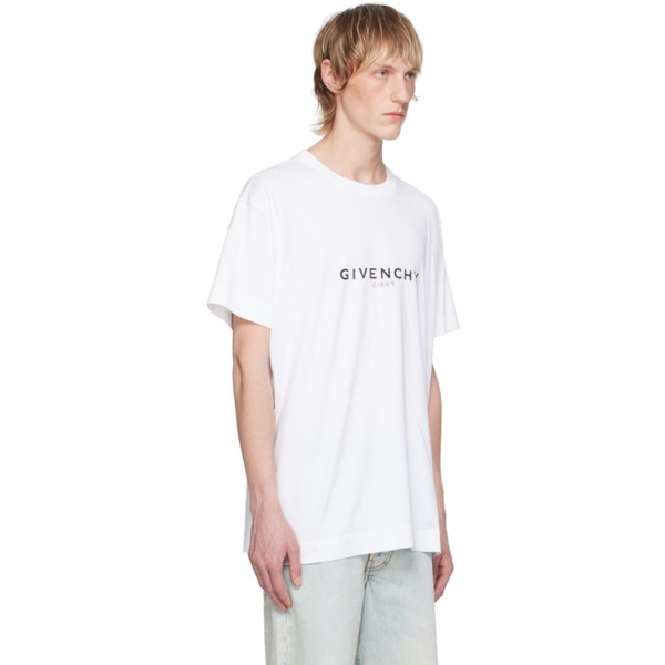 지방시 지방시 Givenchy White Reverse T-Shirt 242278M213043