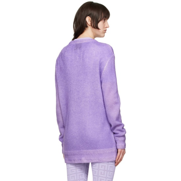 지방시 지방시 Givenchy Purple Josh Smith 에디트 Edition Mohair Sweater 221278F096006