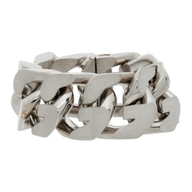 지방시 Givenchy SIlver Medium G Chain Bracelet 221278F020002