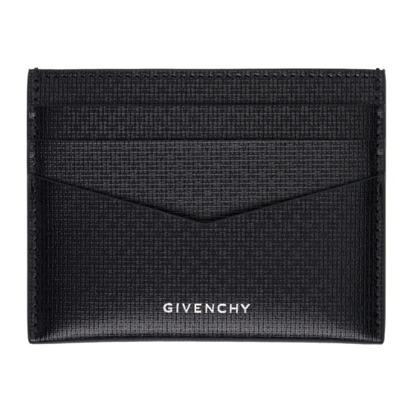 지방시 지방시 Givenchy Black 4G Classic Card Holder 242278M163002