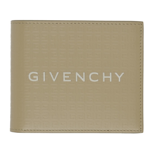 지방시 지방시 Givenchy Khaki Micro 4G Wallet 242278M164000
