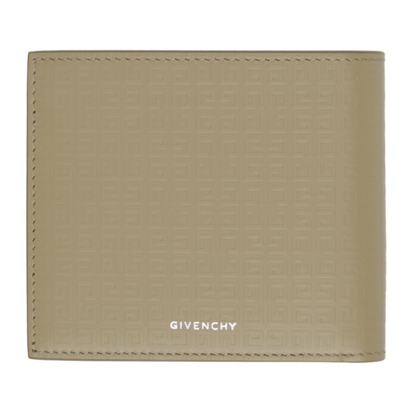 지방시 지방시 Givenchy Khaki Micro 4G Wallet 242278M164000