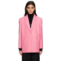 지방시 Givenchy Pink Oversized Blazer 231278F057000