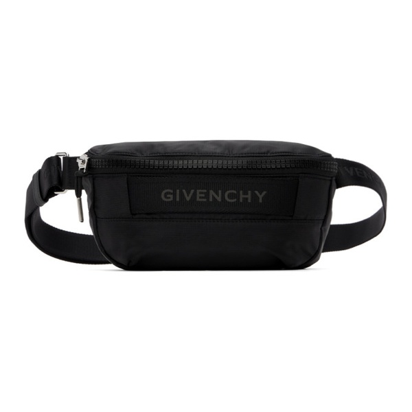 지방시 지방시 Givenchy Black G-Trek Belt Bag 242278M170002