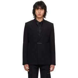 지방시 Givenchy Black Slim-Fit Blazer 241278M195000