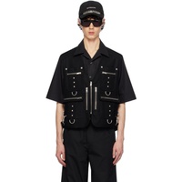 지방시 Givenchy Black Multipocket Vest 241278M185001