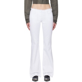 지방시 Givenchy White Slim-Fit Jeans 242278F069000