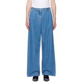 지방시 Givenchy Blue Oversized Jeans 242278F069001