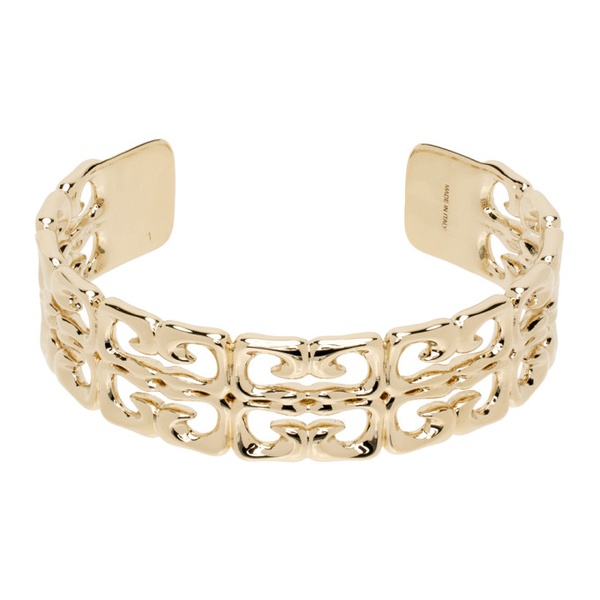 지방시 지방시 Givenchy Gold 4G Liquid Open Cuff Bracelet 242278F020004