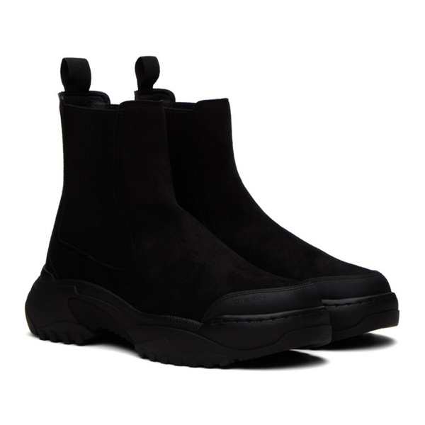  지엠비에이치 GmbH Black Faux-Suede Chelsea Boots 232979M223002