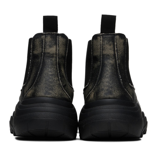  지엠비에이치 GmbH Black Faded Chelsea Boots 241979M223000