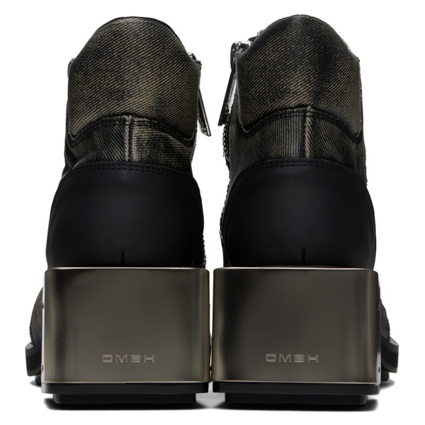  지엠비에이치 GmbH Black Baris Moto Boots 241979M228006