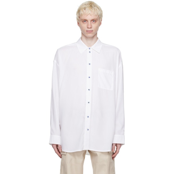  지엠비에이치 GmbH White Bertil Shirt 231979M192002